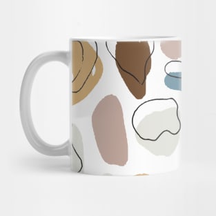 Pastel Solid Color Pebbles Mug